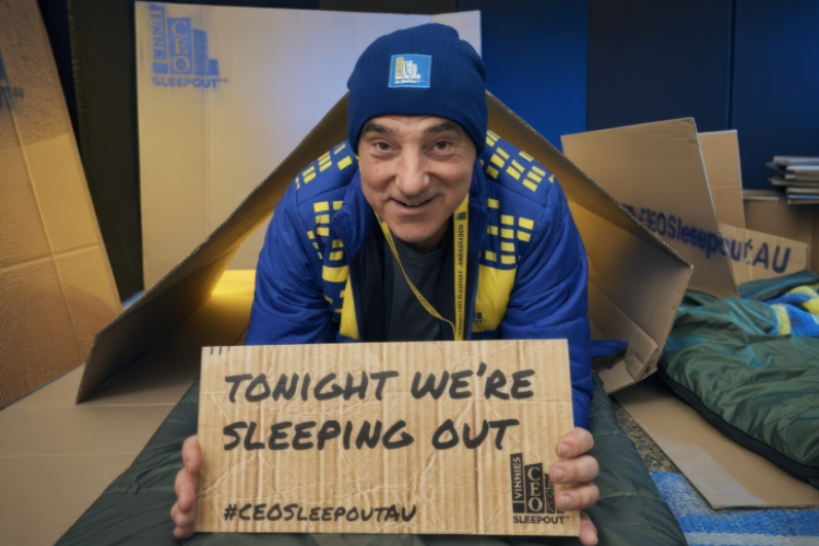 Paul Nicolaou Strong Results from Vinnies CEO Sleepout