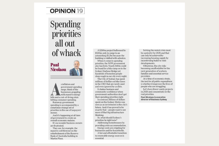 Spending priorities all out of whack Paul Nicolaou Opinion Piece