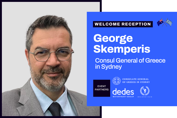 Welcome reception for George Skemperis, Consul General of Greece in Sydney