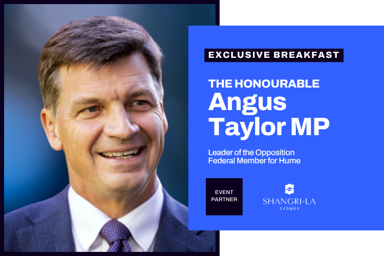 Breakfast with the Hon Angus Taylor MP, Leader of the Opposition