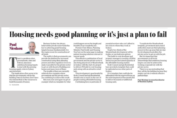 pPaul Nicolaou Opinion Piece on housing and planning