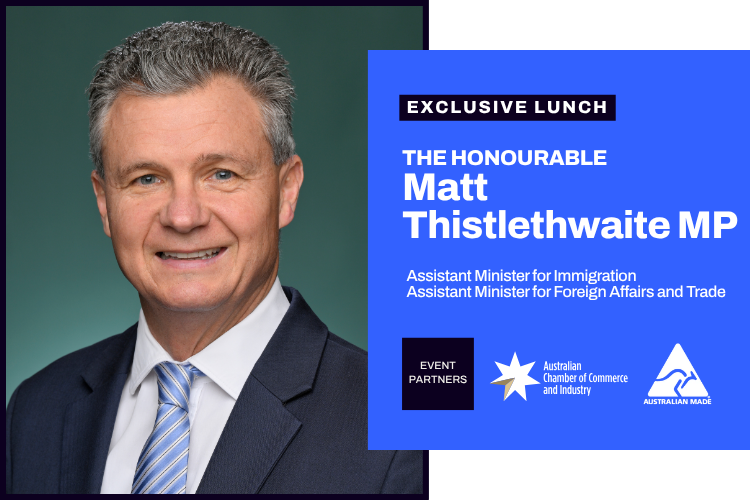 Lunch with the Hon. Matt Thistlethwaite MP