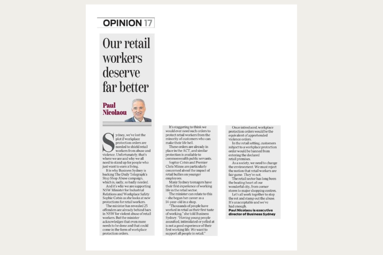 Paul Nicolaou Opinion Our retail workers deserve far better