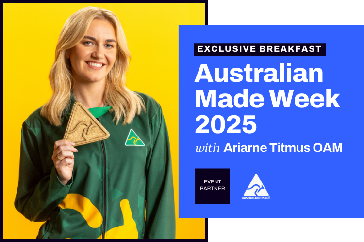 Australian Made Week Breakfast with Ariarne Titmus OAM