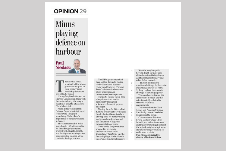 Paul Nicolaou Opinion Piece Sydney Minns playing defence