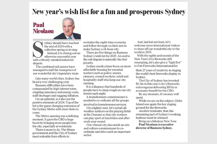 Paul Nicolaou Opinion Piece 01 January 2025