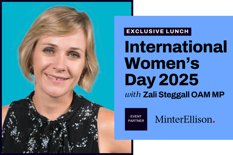International Womens Day Lunch with Zali Steggall OAM MP